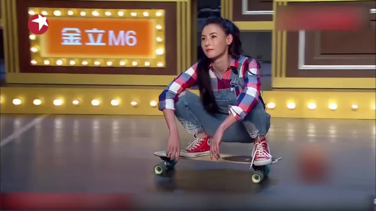 张柏芝滑板玩的超好,金星看完都羡慕了