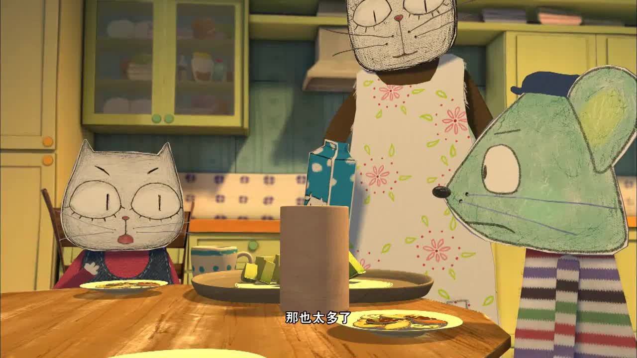 云彩面包:喏喏一口气喝光牛奶,宏西惊了,这也太能喝了!