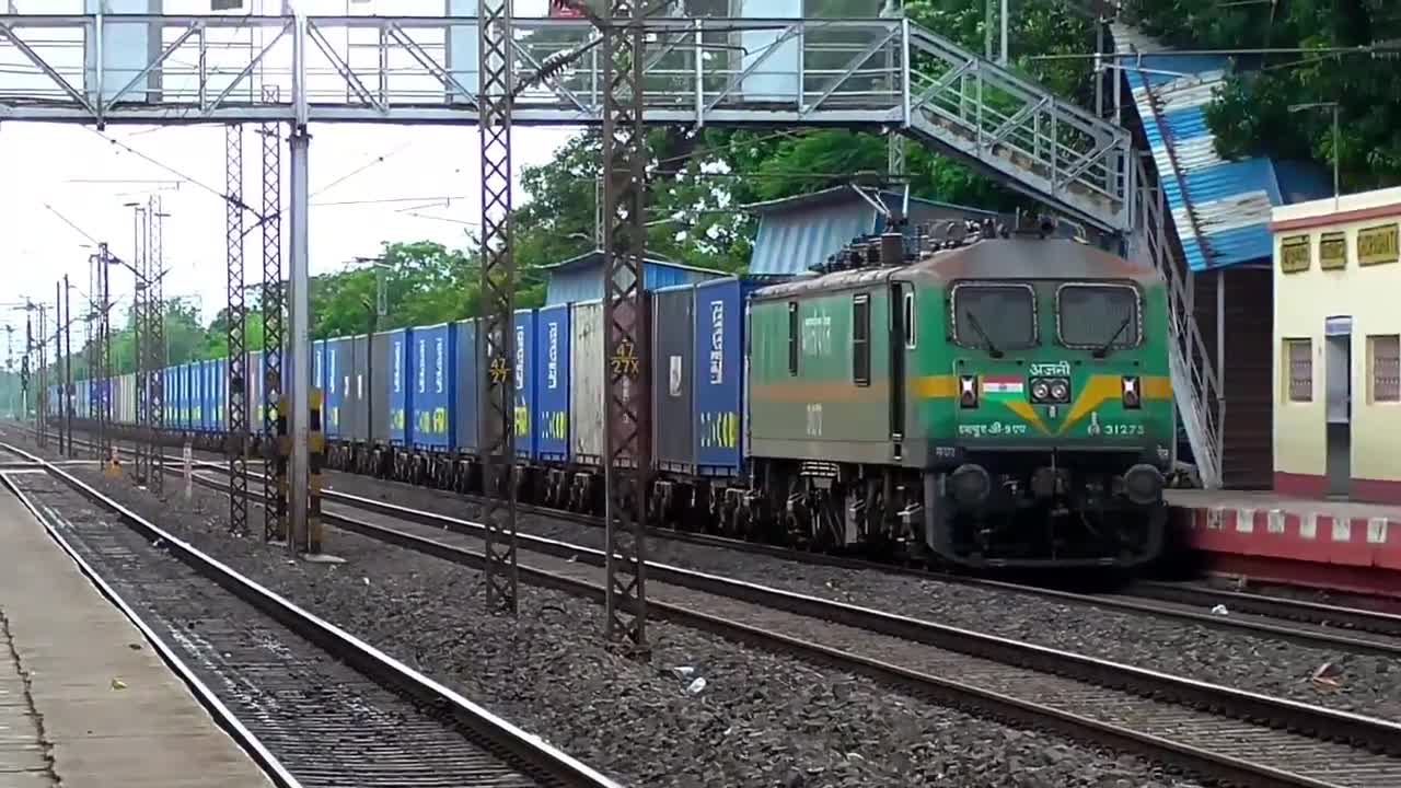 印度的货运列车,完全超出了以前对印度火车的认识