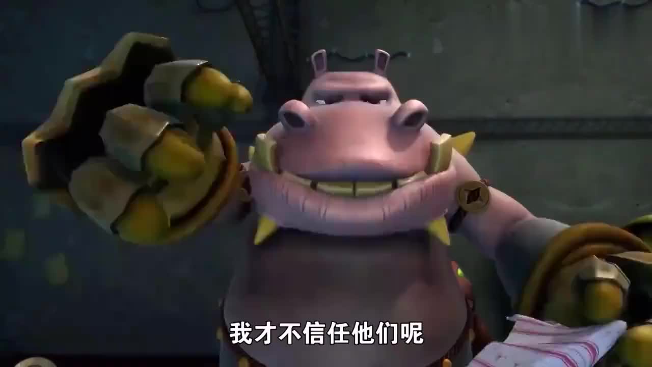 猪猪侠河马怪讨厌人类虽然一起生活可还是不习惯