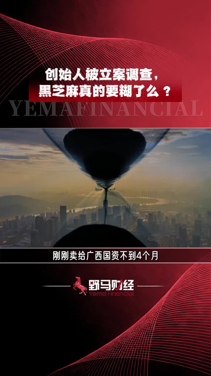 创始人被立案调查，黑芝麻真的要糊了么？