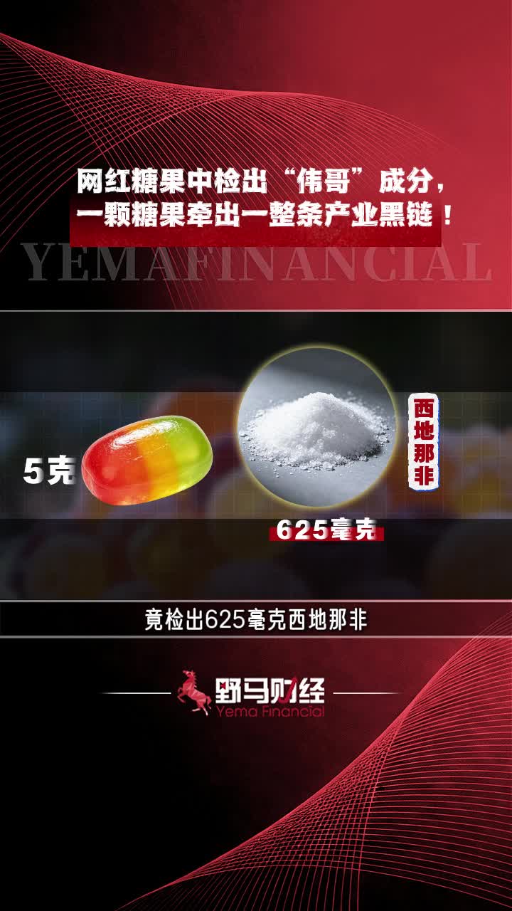 网红糖果中检出“伟哥”成分，一颗糖果牵出一整条产业黑链！