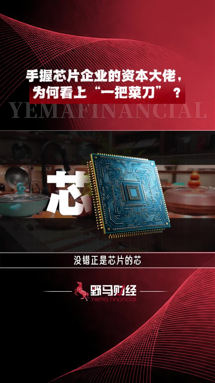手握芯片企业的资本大佬，为何看上“一把菜刀”？