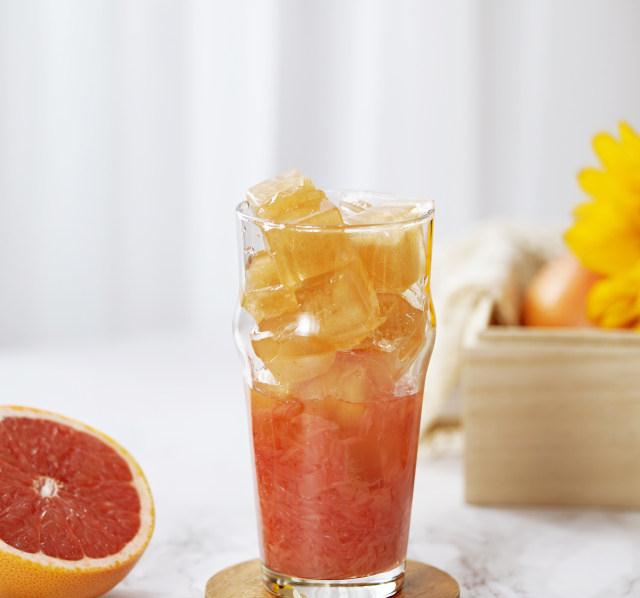 西柚冰咖啡茶别有一番滋味