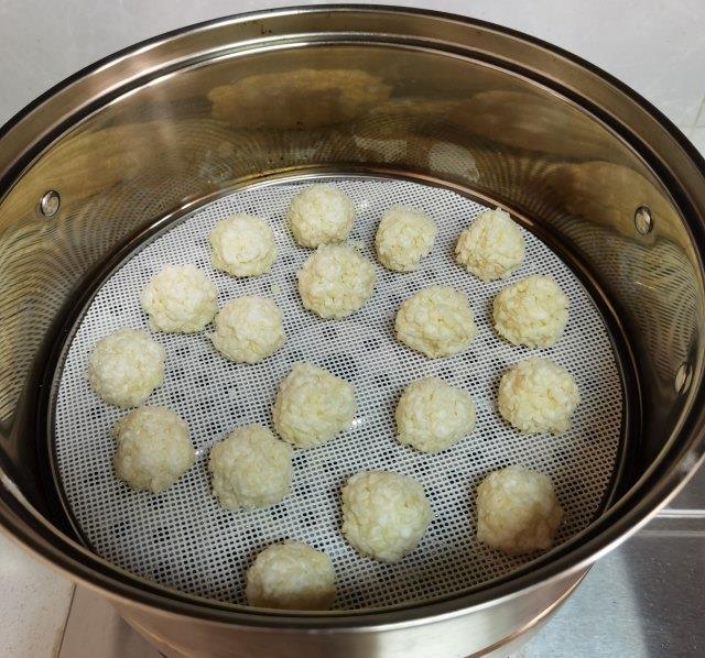 蒸水晶土豆丸子,晶莹剔透q弹,太好吃了