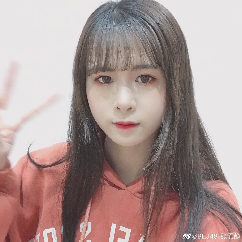 偶像美少女bej48-张爱静迷人可爱美照_高清图集_新浪网