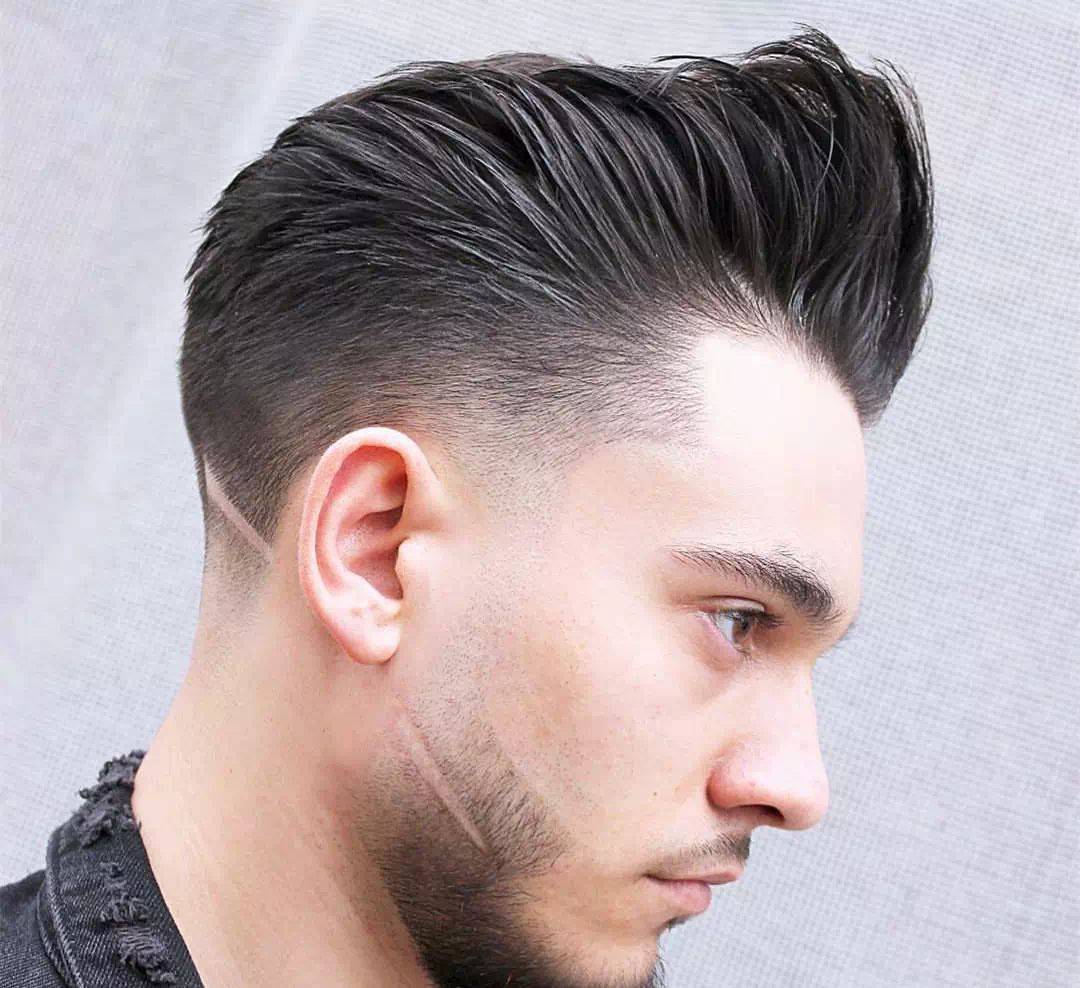 男士渐变发型帅就一个字我只说一次