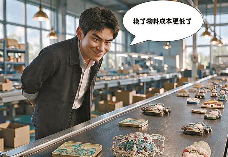 团伙仿造热门文创冰箱贴80余万枚，主犯因侵犯著作权罪，被判刑