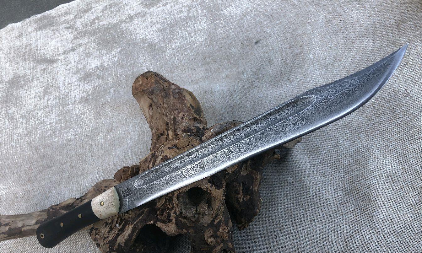 刺刀就该是这样,户撒手工花纹钢刺刀新的视觉体验