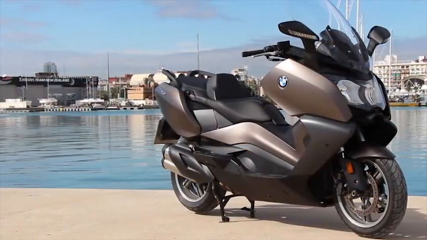 最漂亮的大踏板!宝马c650gt摩托车展示