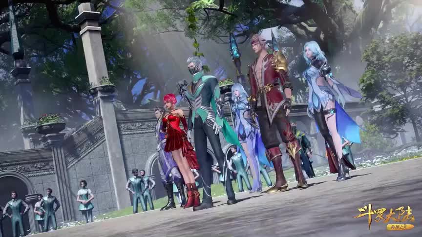 得知眼前的小白脸就是唐三,火舞水冰儿的反应好真实!