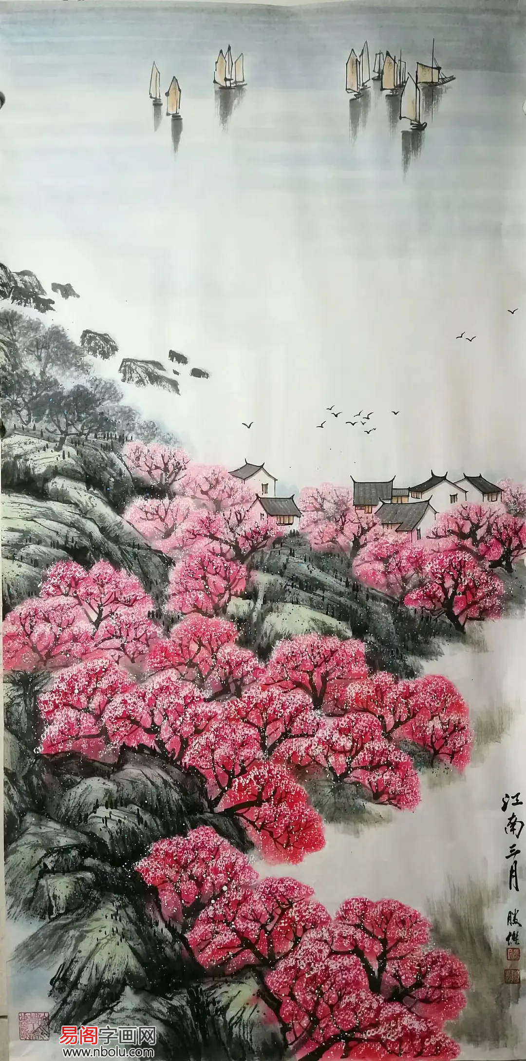 陈胜杰的笔墨江南 气韵生动 独树一帜|陈胜杰|山水画|焦俊华_新浪新闻