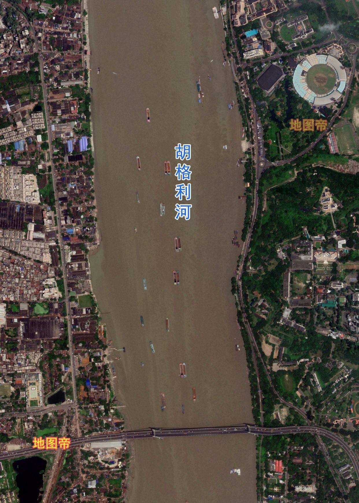 航拍加尔各答,曾经英属印度的首都_高清图集_新浪网