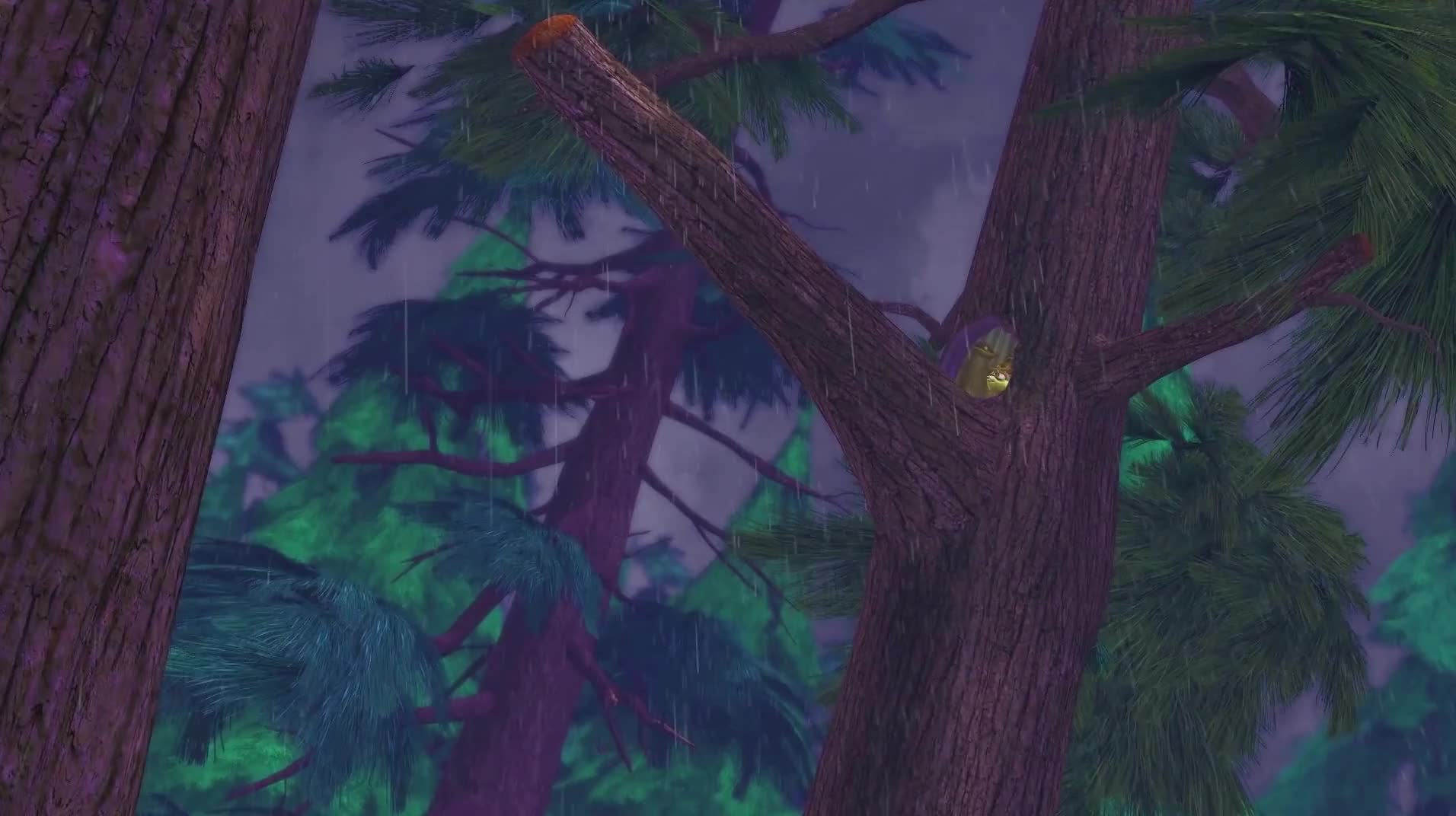 熊出没可怕森林半夜出现大怪物抢走了所有人的存粮