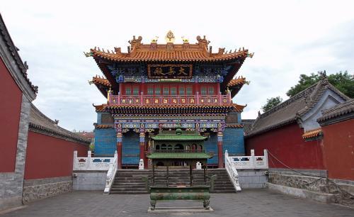 藏传佛教和中国北方最有名气的佛刹之一,内蒙古呼和浩特市大召寺