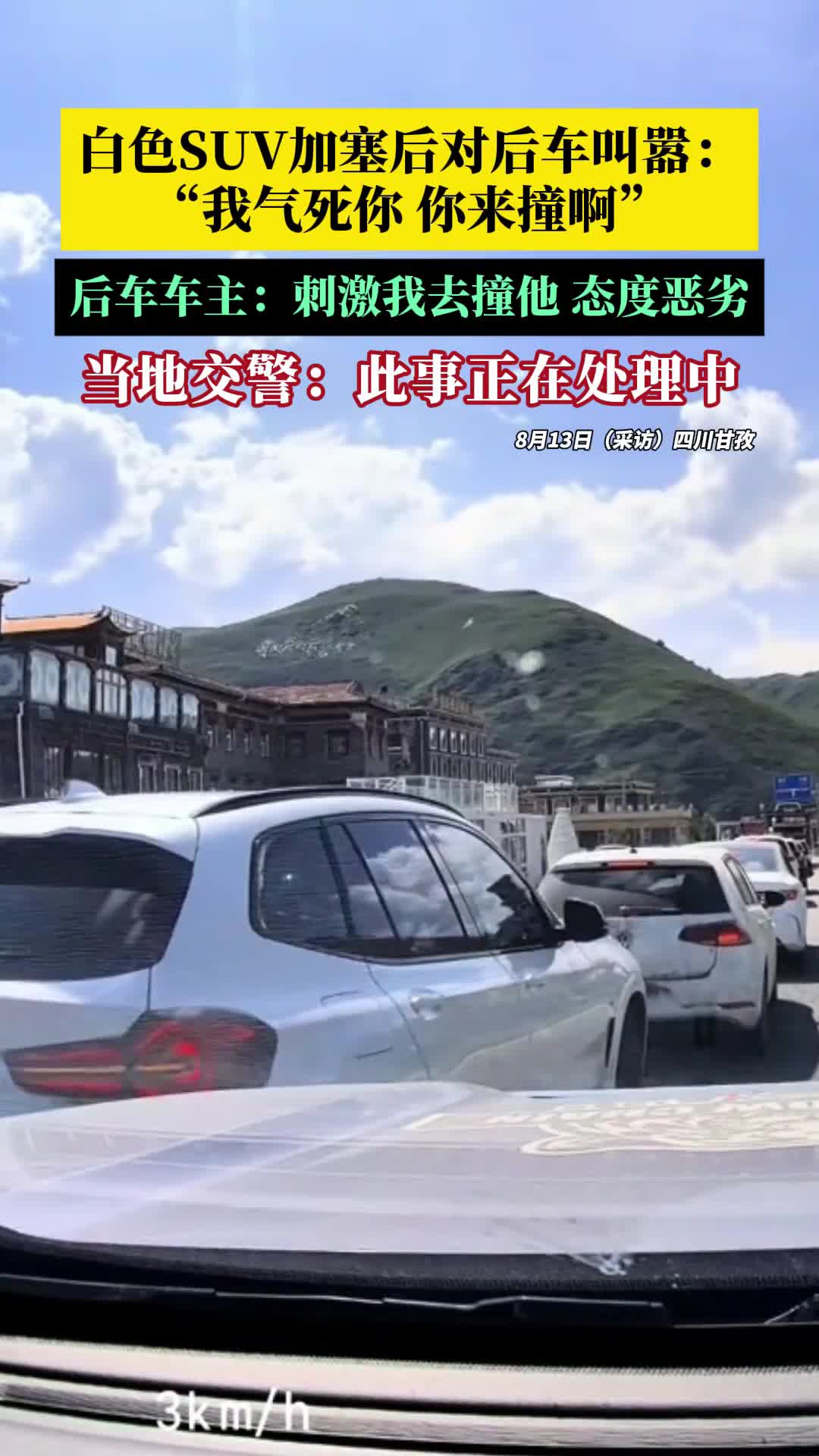 又是宝马X3车主上演教科书式加塞几十万买的是车不是路权