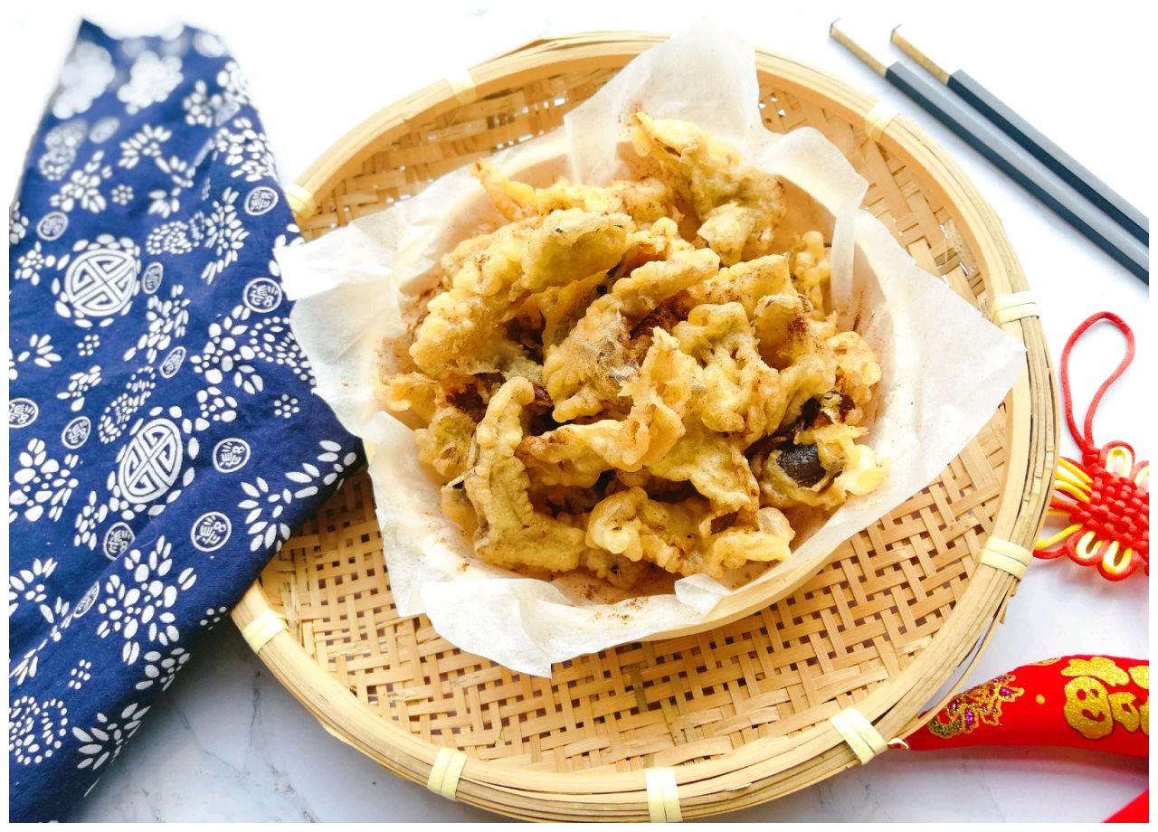 炸椒盐蘑菇，香酥可口，油而不腻__财经头条