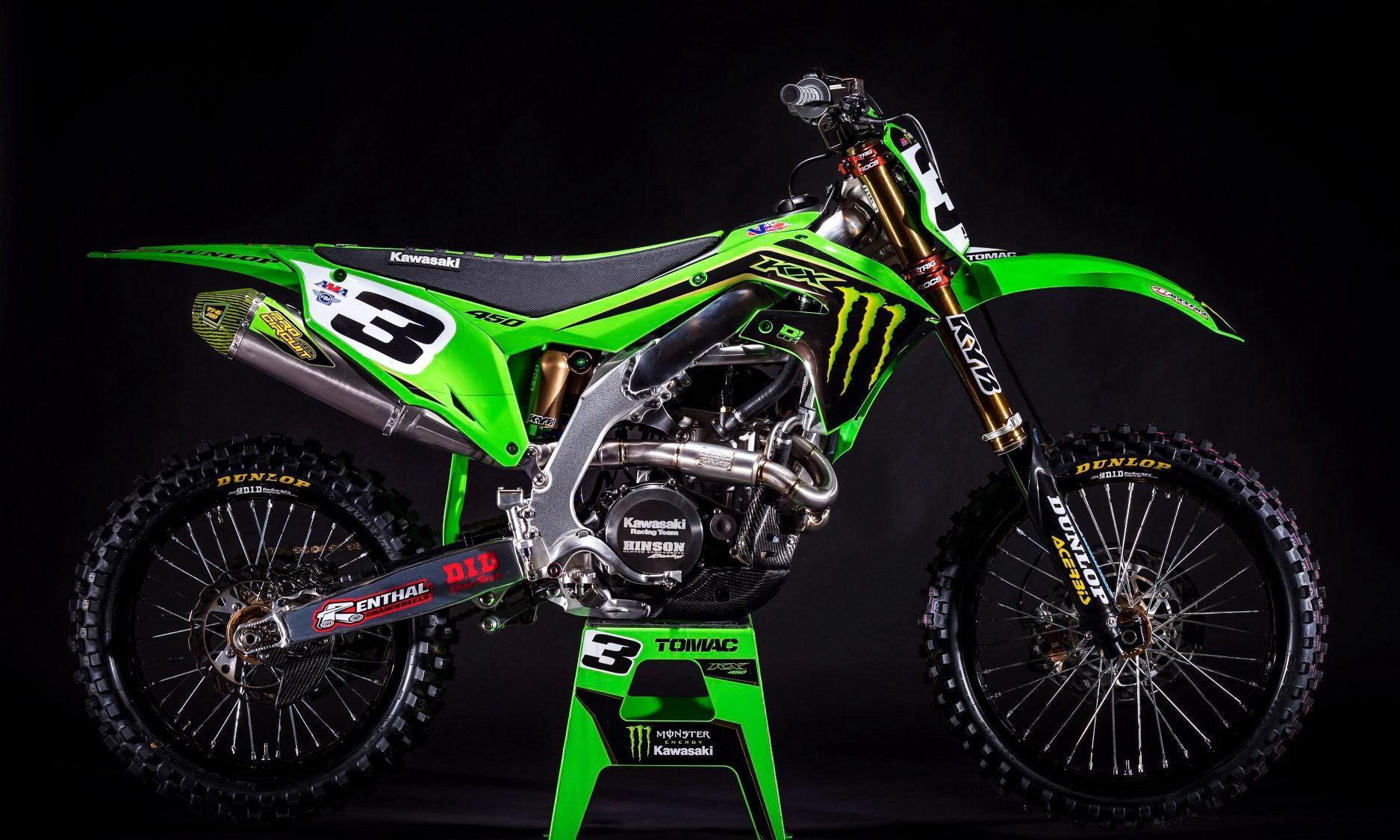 kawasaki 的 ama 越野工厂赛车 kx450