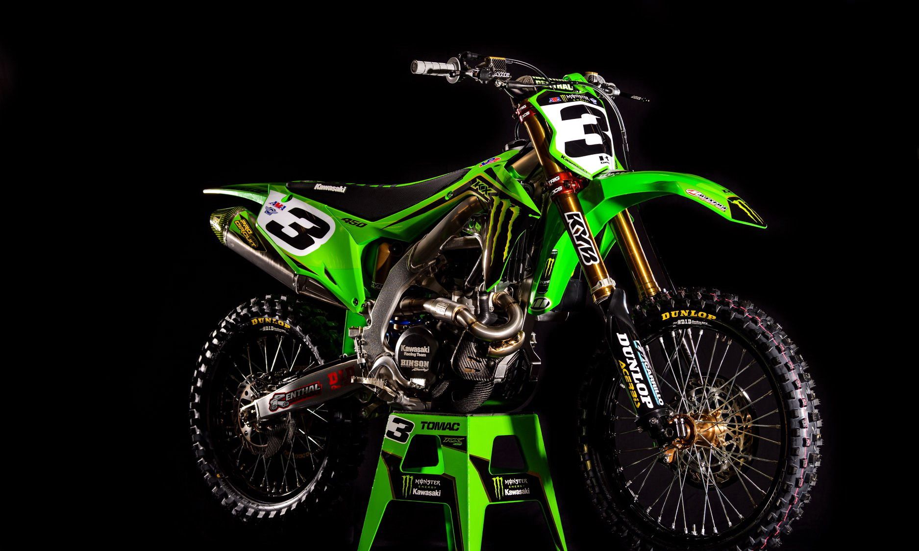 kawasaki 的 ama 越野工厂赛车 kx450