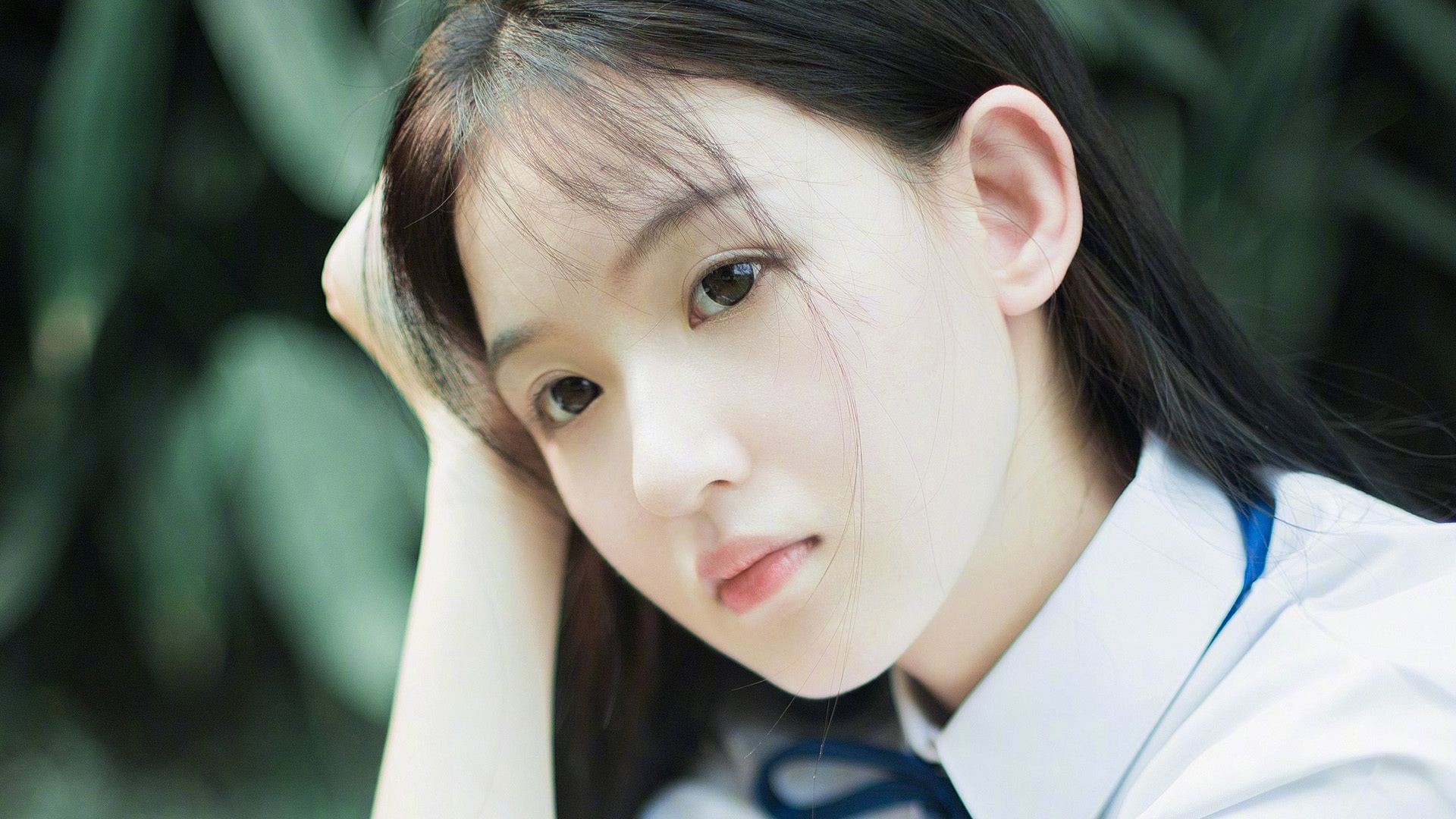 穿校服的清纯女孩,你喜欢吗?