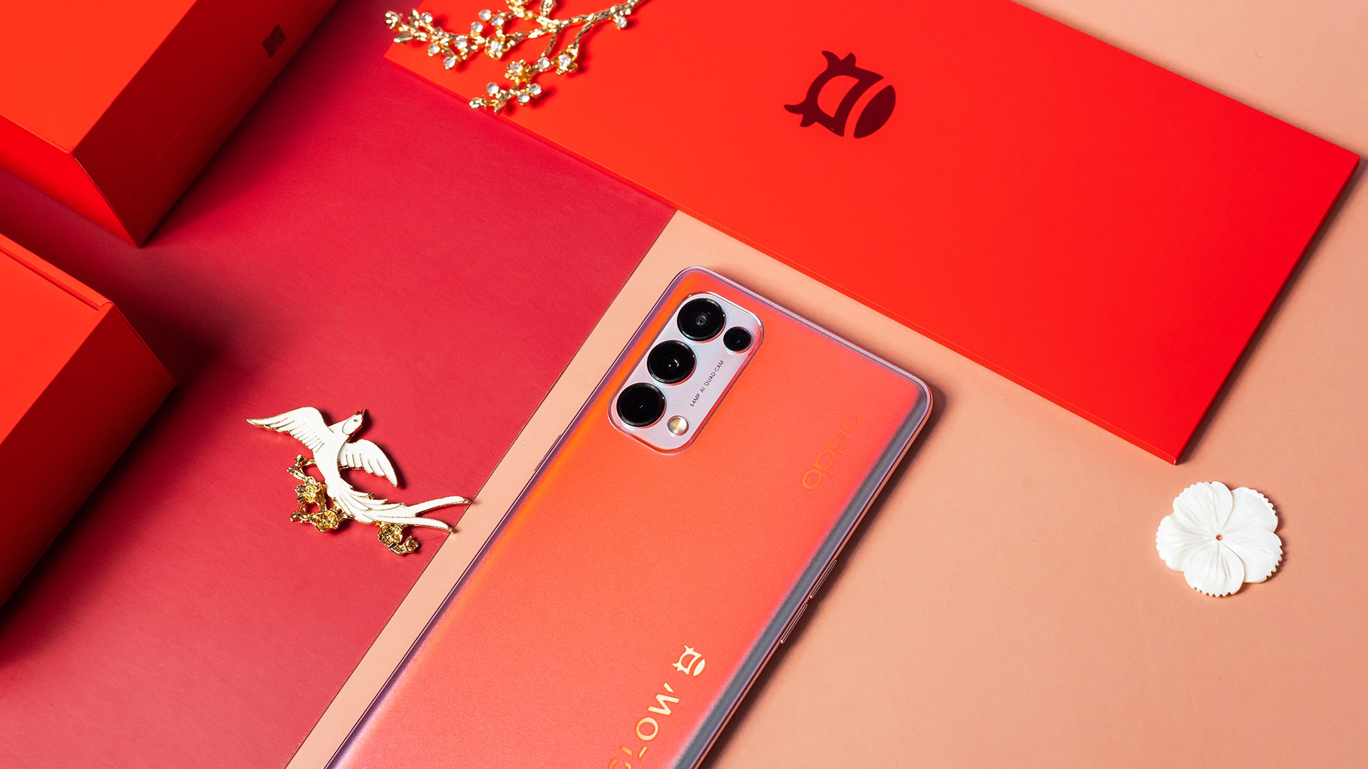 新的一年 闪闪发光 oppo reno5 pro星愿红图赏