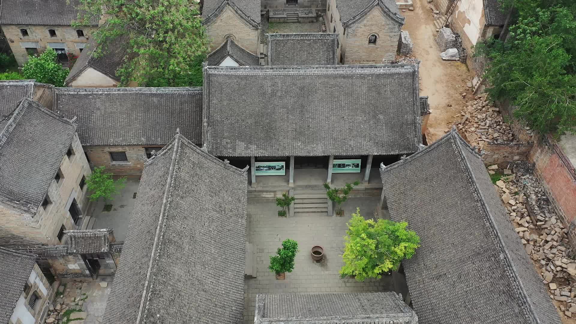 航拍林州刘氏庄园