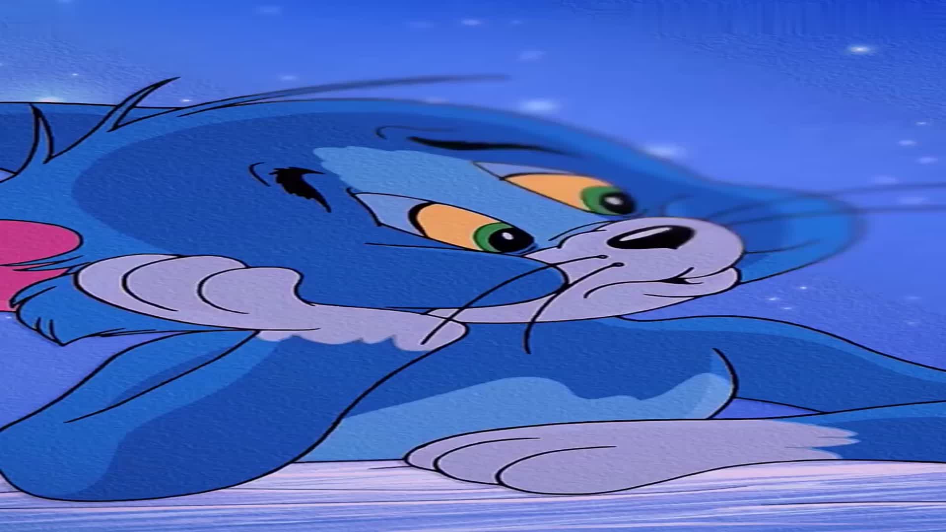 猫和老鼠汤姆杰瑞受了委屈这小表情太可爱了