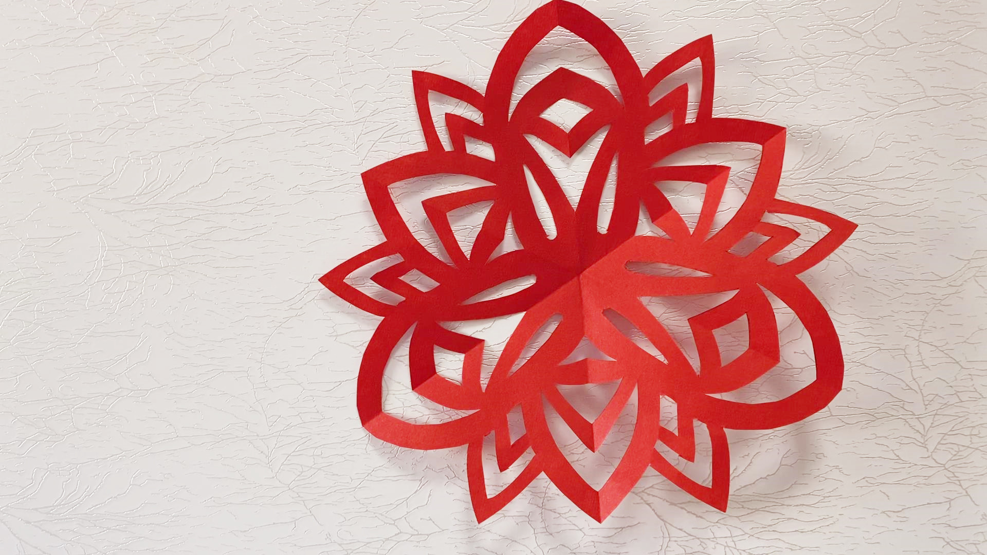 漂亮的三角窗花纸