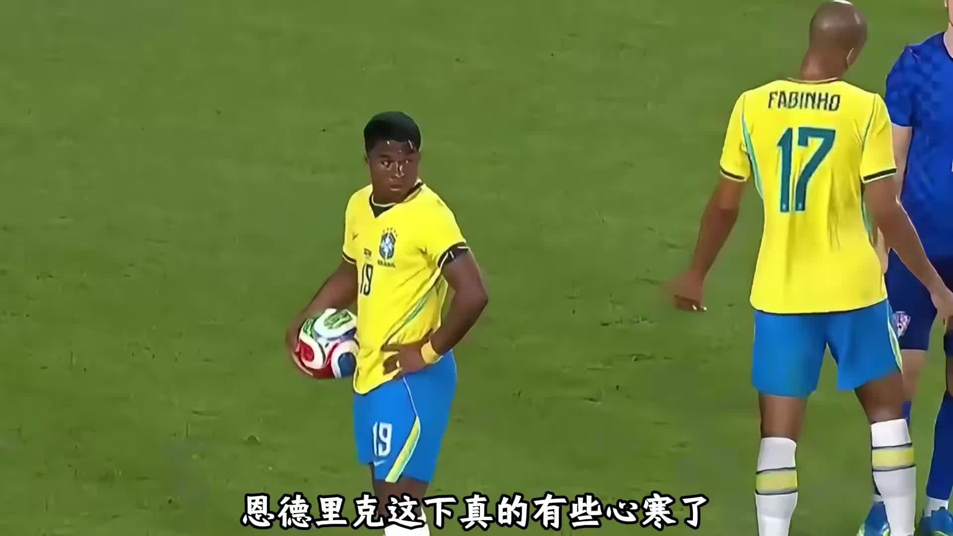 纪律严守！恩德里克欲主罚亲自制造的点球被安切洛蒂阻止