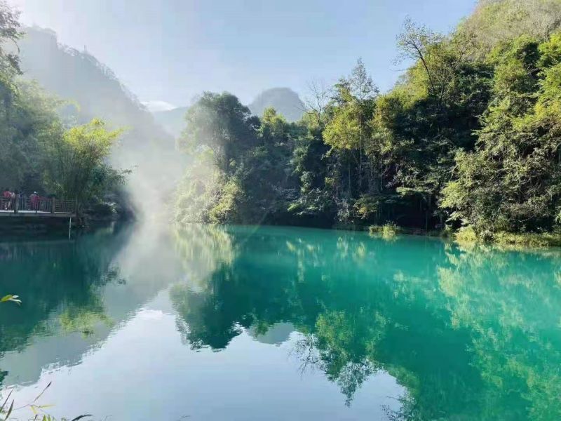 【旅游攻略】总有种春色是属于荔波|水春河|荔波|妖风洞_新浪新闻