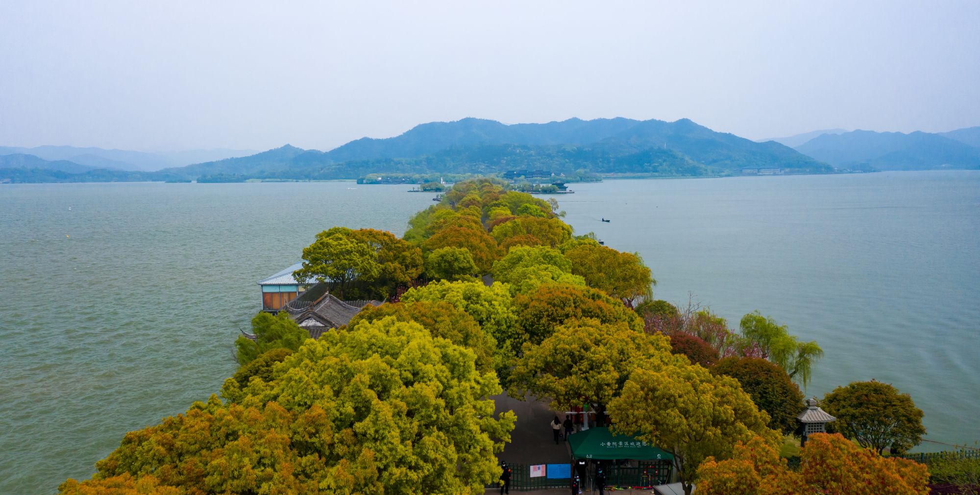 宁波东钱湖小普陀,春光无限