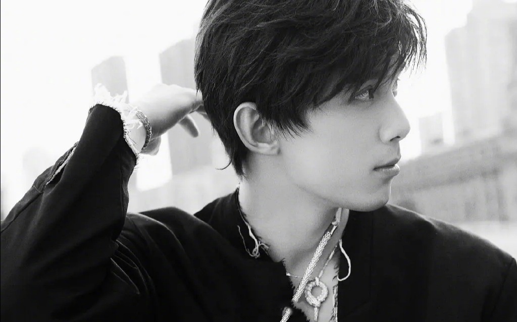 吴磊背宝格丽蛇头包,黑白底色返衬包的颜色,有质感_高清图集_新浪网