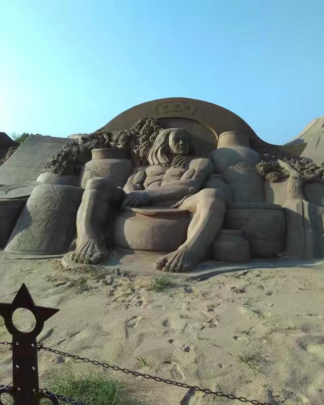 北戴河的沙雕公园