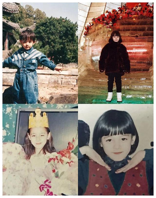 90花童年照合集张天爱太像张柏芝了意外的是郑爽小时候好普通