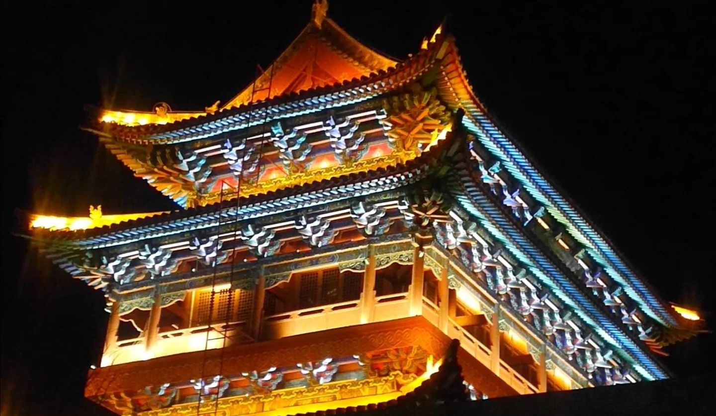 忻州古城夜色真美