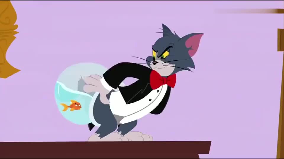 猫和老鼠:汤姆教你什么才叫走秀,这么妖娆真是辣眼睛!
