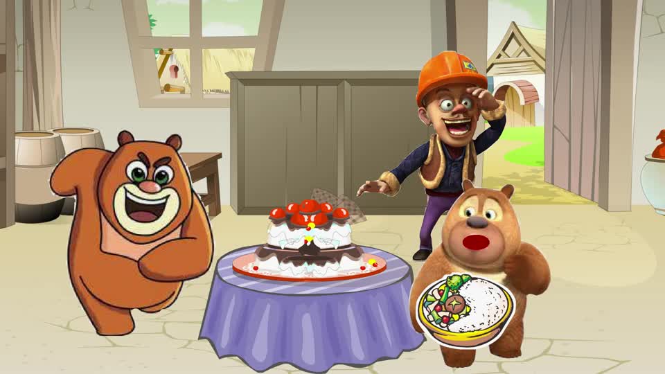 动画剧场:明明是熊二为熊大买的蛋糕,光头强怎么说是自己买的?