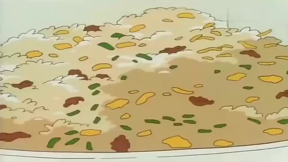 中华小当家小当家为救四郎做出酸梅炒饭打开胖县官的胃