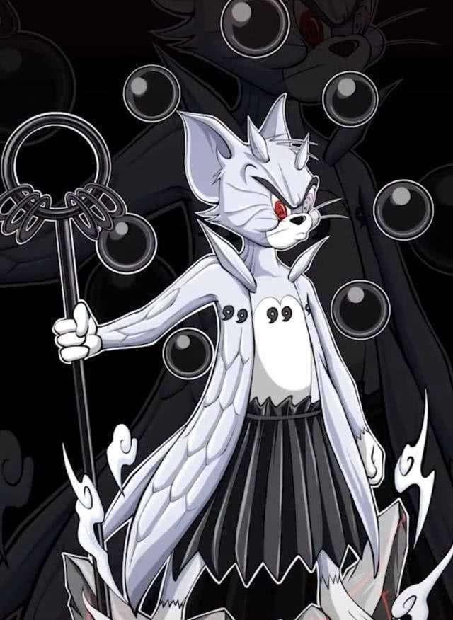 猫和老鼠cos火影角色猫版佐助帅气十足铠甲版鸣人霸气凌人