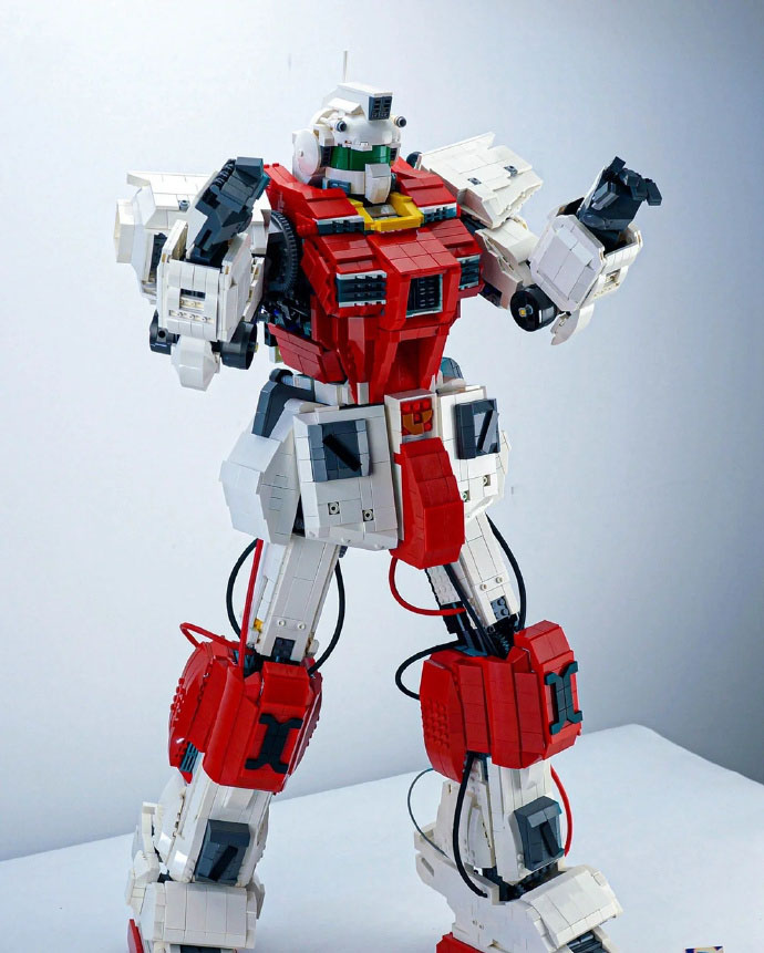 乐高moc机动战士高达大功率吉姆模型