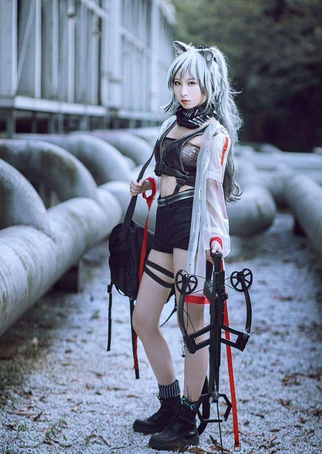 明日方舟 黑色系cos_coser阿芷