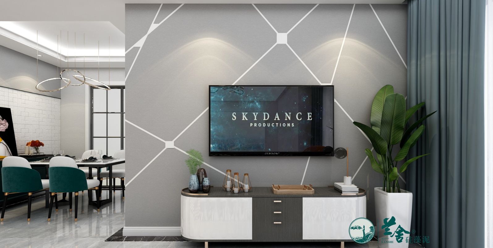 硅藻泥现在风格这样装修一定不后悔_高清图集_新浪网