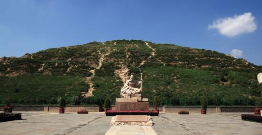 传说唐将樊梨花西征时点将的地方青海省虎台遗址