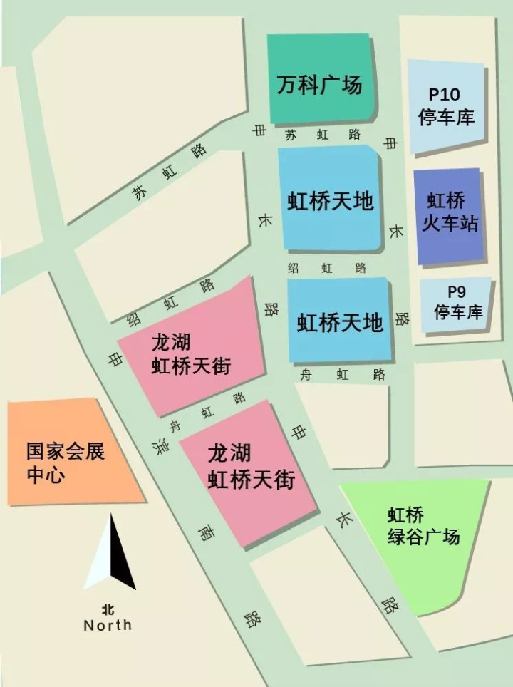 目前p9,p10停车库位于高铁虹桥站西侧,长途虹桥客运站南北两侧,共有