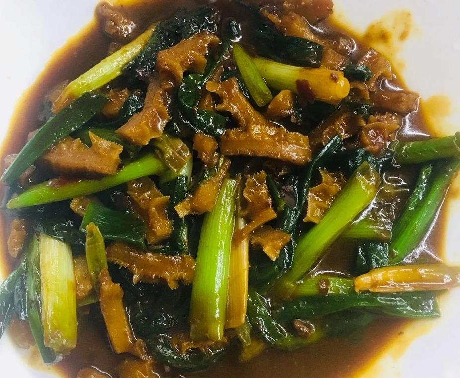 今日菜谱大叔教你葱烧牛肚香气扑鼻软烂可口家人爱吃