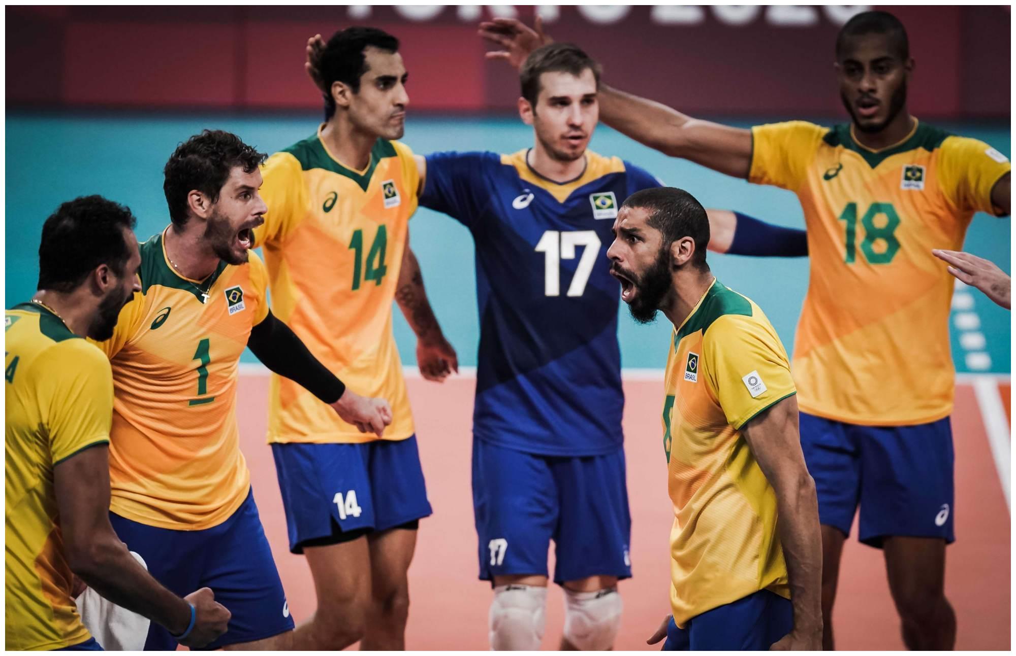 卫冕冠军巴西男排无缘奖牌阿根廷决胜局胜出获得奥运会铜牌