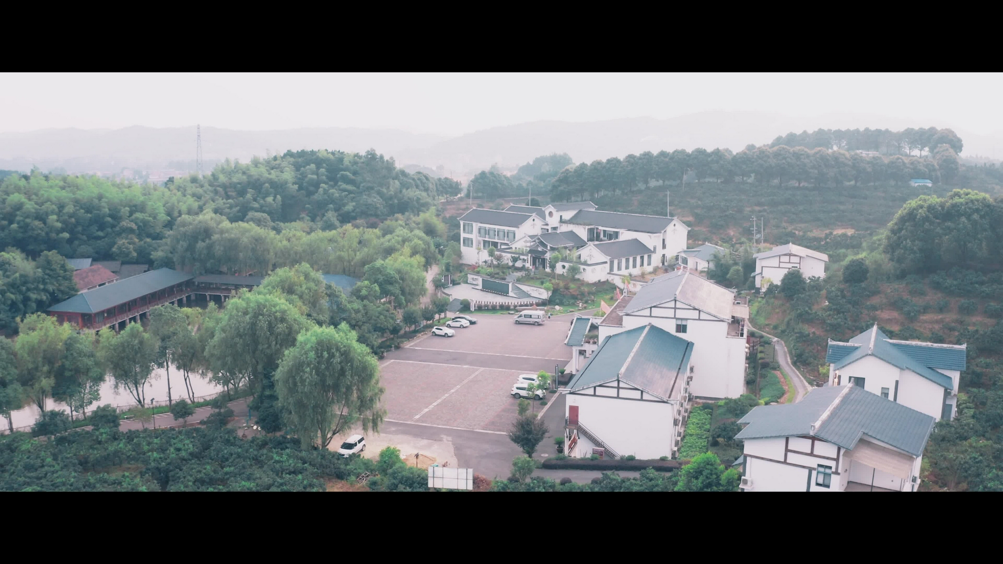 新建后并商业化的辰溪县潭湾镇大酉书院