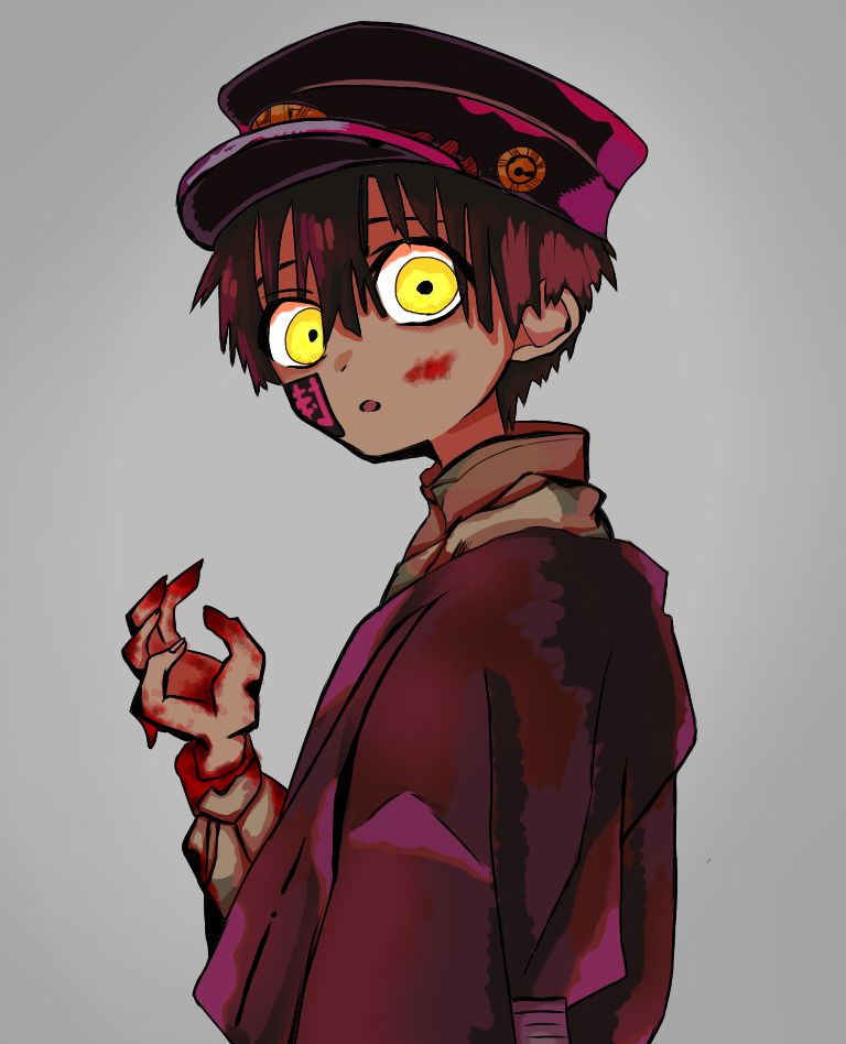 高清动漫美图壁纸桌面情侣头像 地缚少年花子君 来源p站