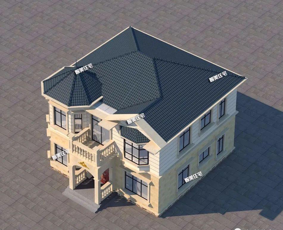 带八角窗 飘窗设计的别墅,主体用框架结构,美观又结实__财经头条