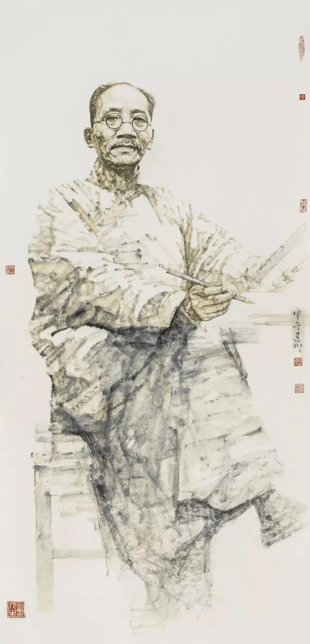 著名画家赵建成给北京松云堂画廊题写斋号,感谢赵建成老师